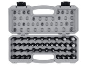 3/8 Inch Drive Hex, Torx, Triple Square Impact Bit Socket Set with Case (40-Piece)