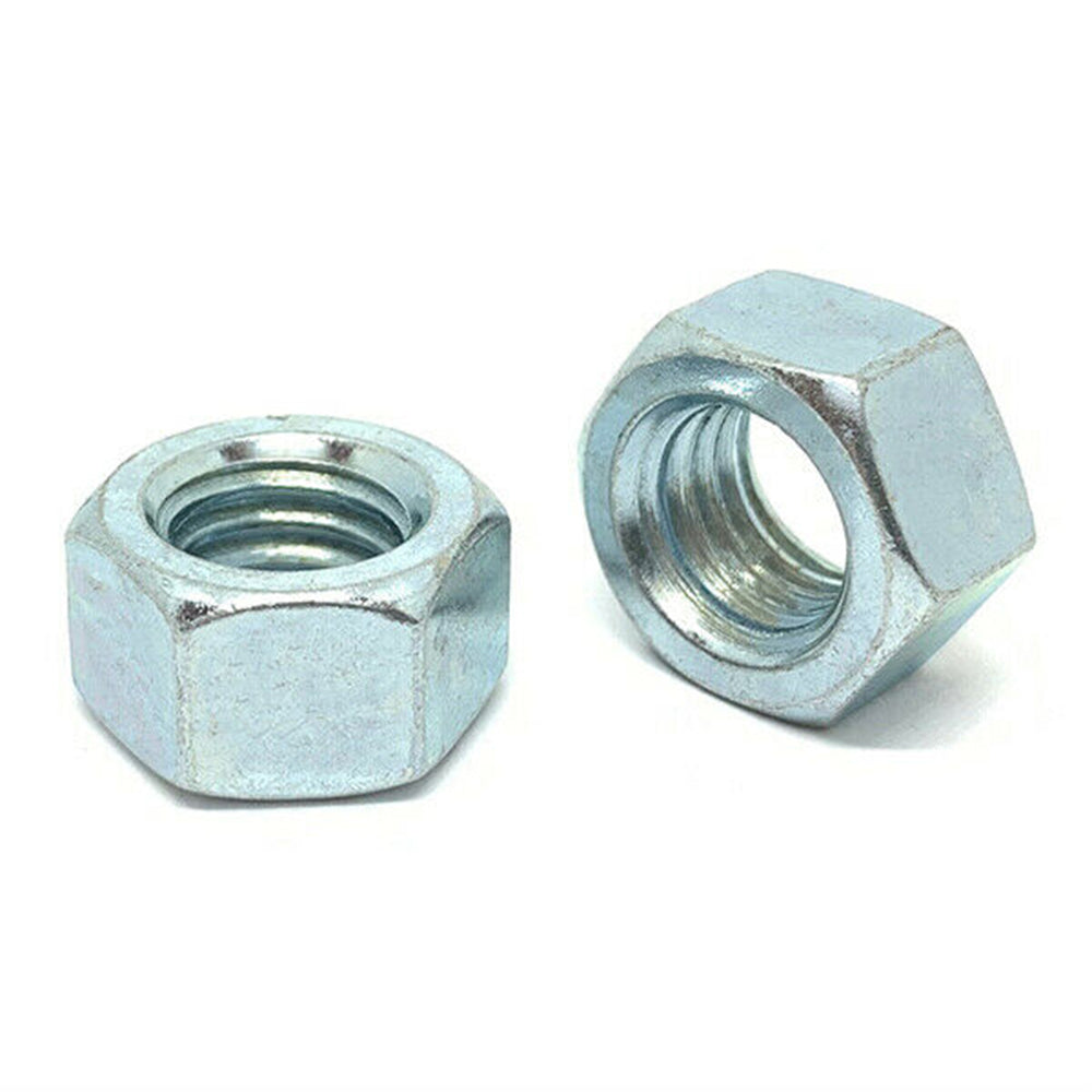 #6-32 Grade 2 Finished Hex Nuts Zinc Clear