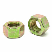 7/16"-14 Grade 8 Finished Hex Nuts Zinc Yellow (USA Made)