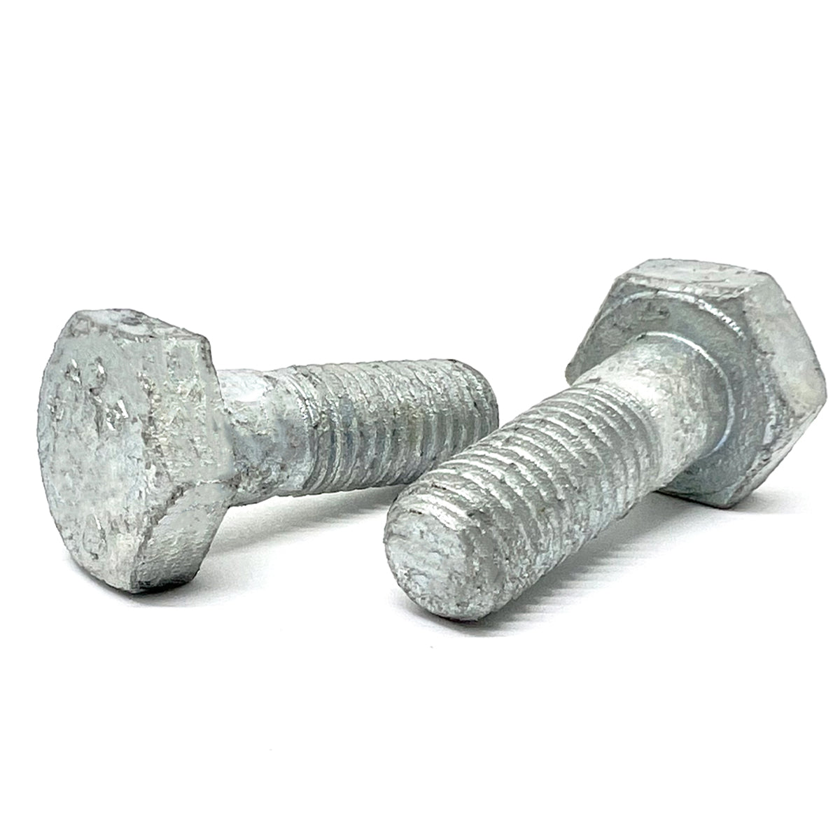 1-8x4-1/2" A325 Structural Hex Bolts Partial Thread Hot Dip Galvanized