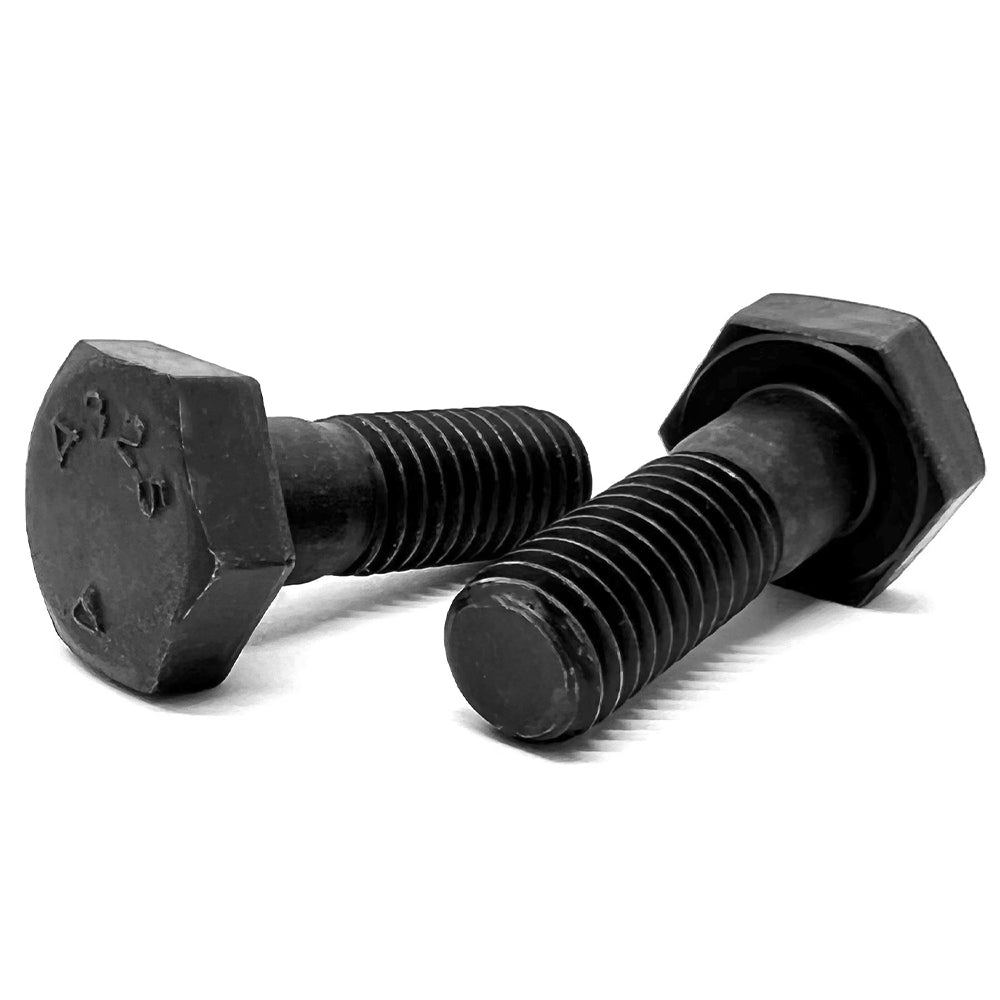 7/8-9x2-1/4" A325 Structural Hex Bolts Partial Thread Plain