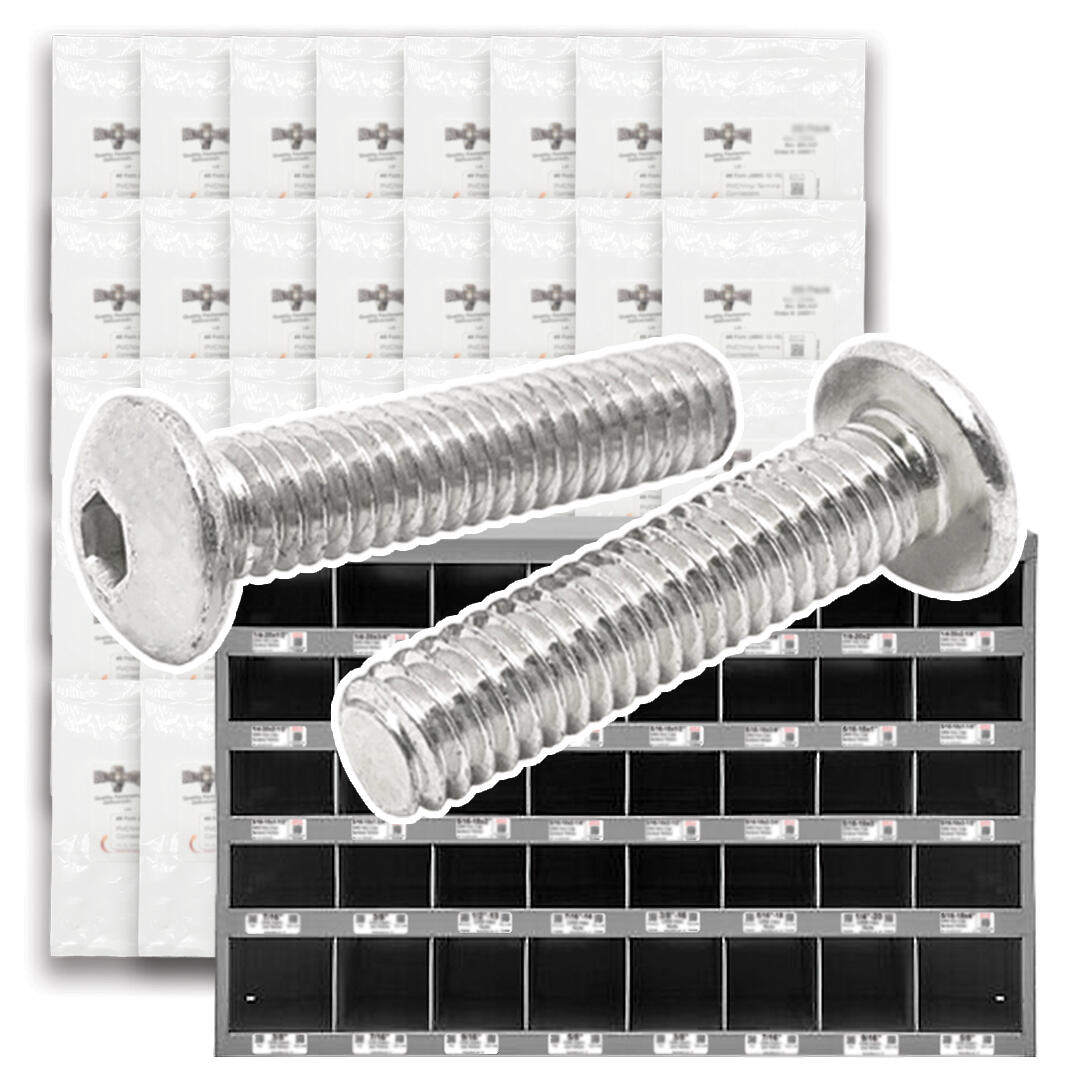 Metric Stainless A4-70 Button Socket Head Cap Screws  - 1521 PCS