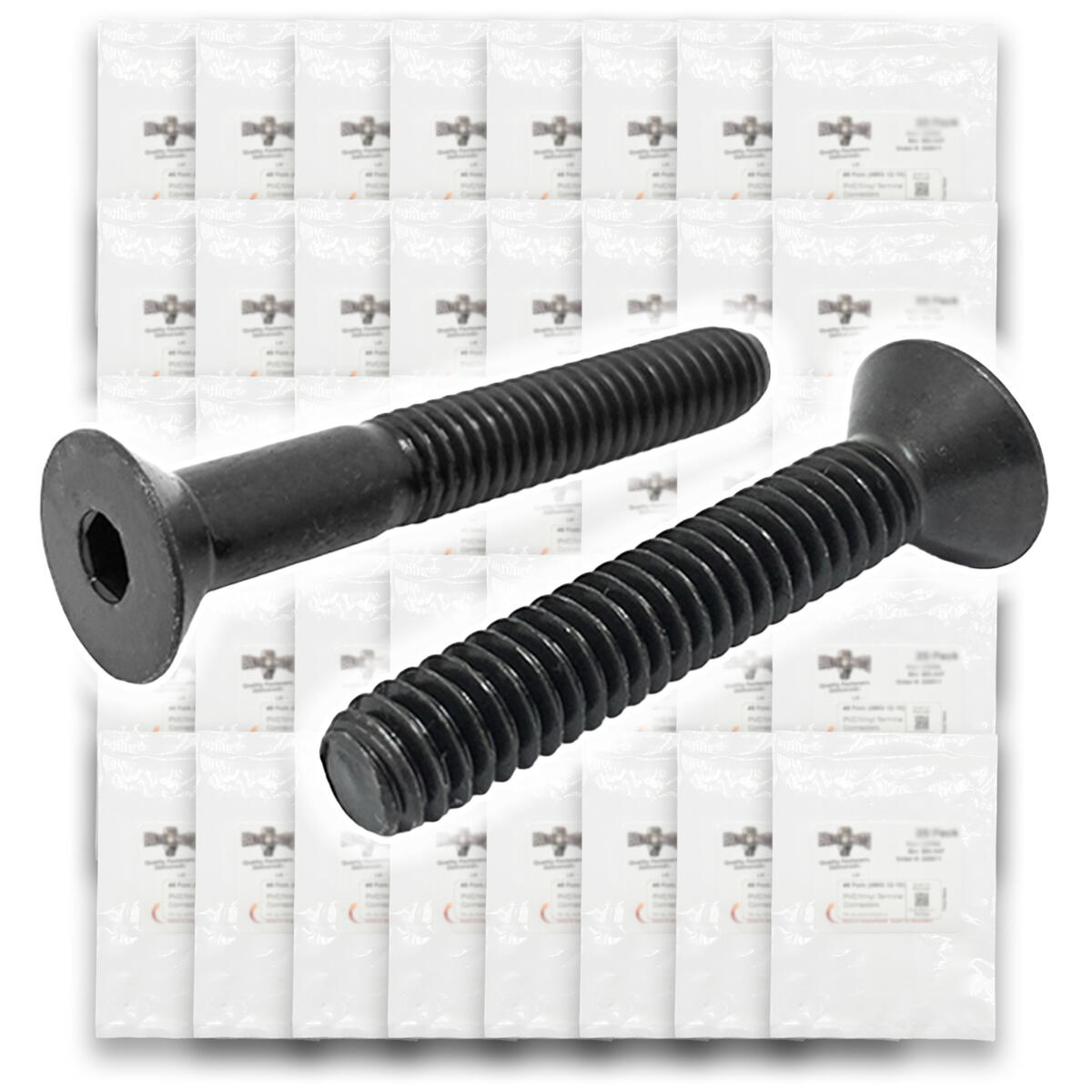 Metric Class 12.9 Flat Socket Screws Black Oxide - 904 PCS