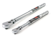 3/8, 1/2 Inch Drive 90-Tooth Flex Head Dual-Direction Electronic Torque Wrench Set, 2-Piece (10 - 100 ft-lb, 30 - 300 ft-lb)