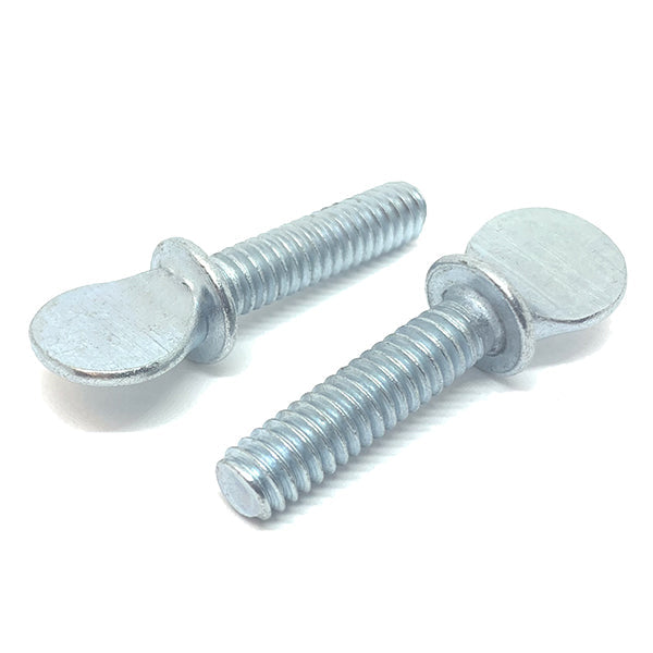 #10-32x1" Spade Shoulder Type Thumb Screws Zinc