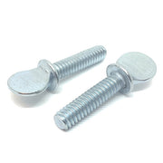 1/4-20x3/4" Spade Shoulder Type Thumb Screws Zinc