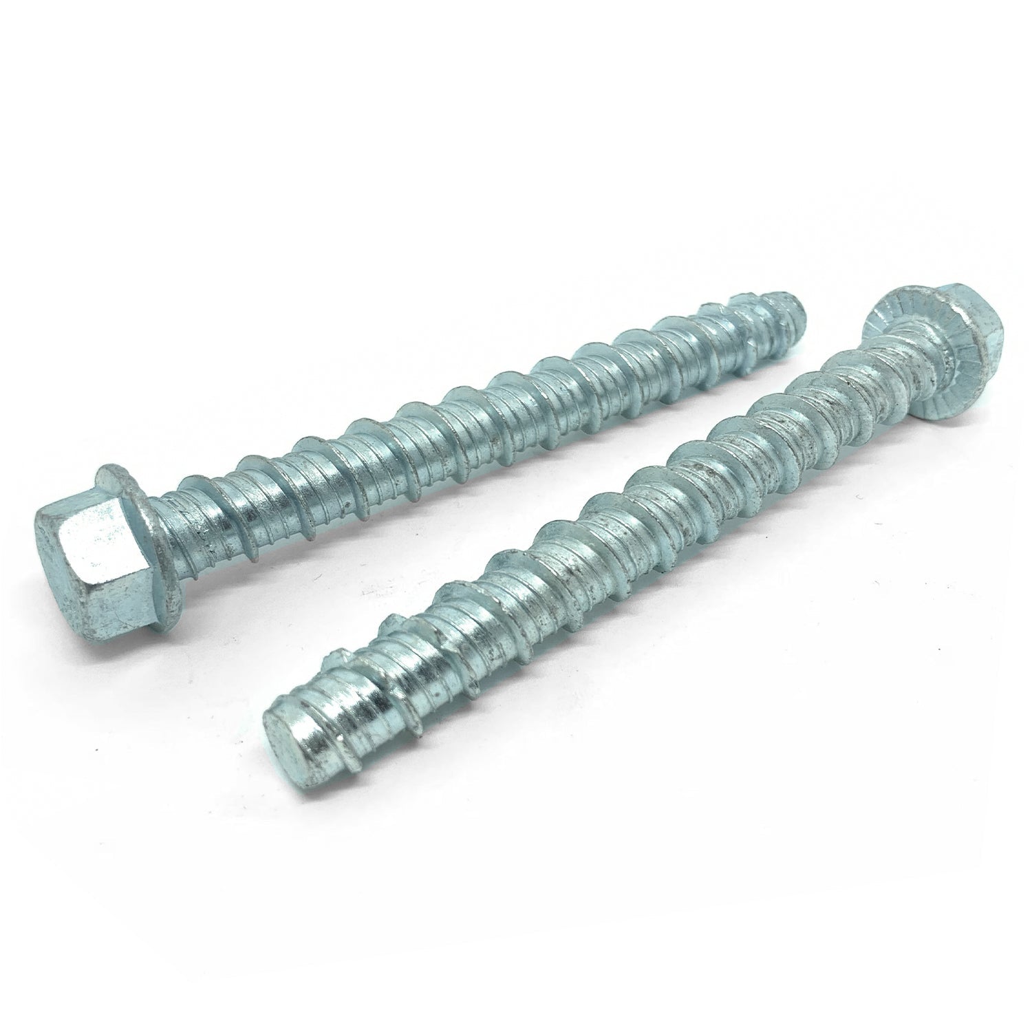 3/4x6-1/4" Tapking Heavy Duty Hex Washer Concrete Screws Zinc