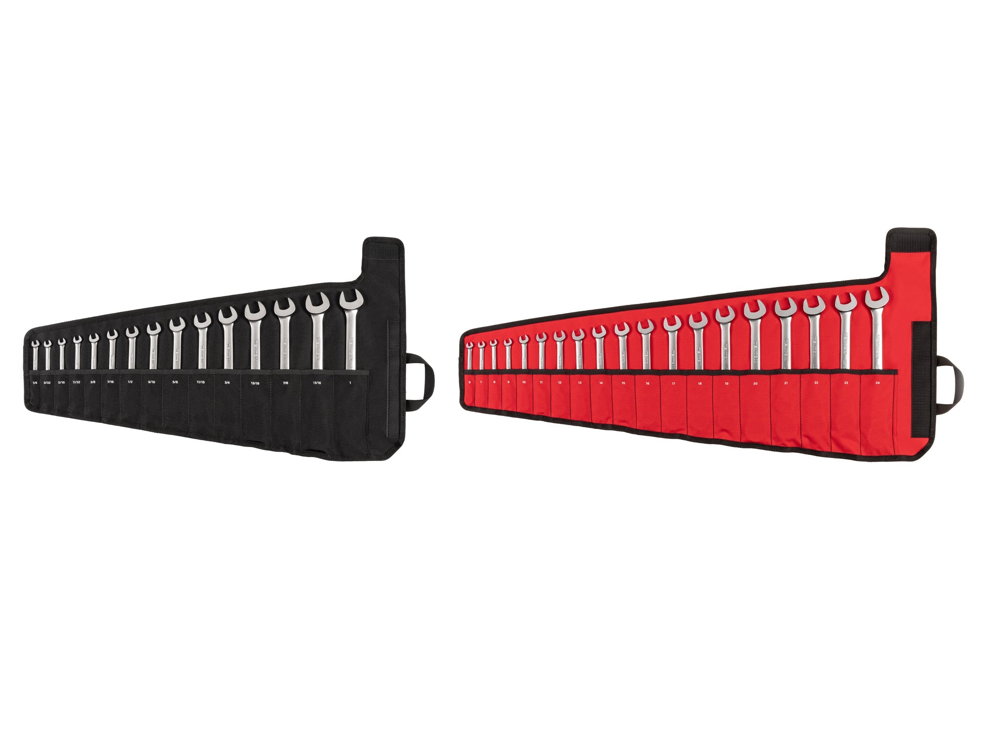 Flex Head Ratcheting Combination Wrench Set with Rolls, 34-Piece (1/4 - 1 in., 6 - 24 mm)